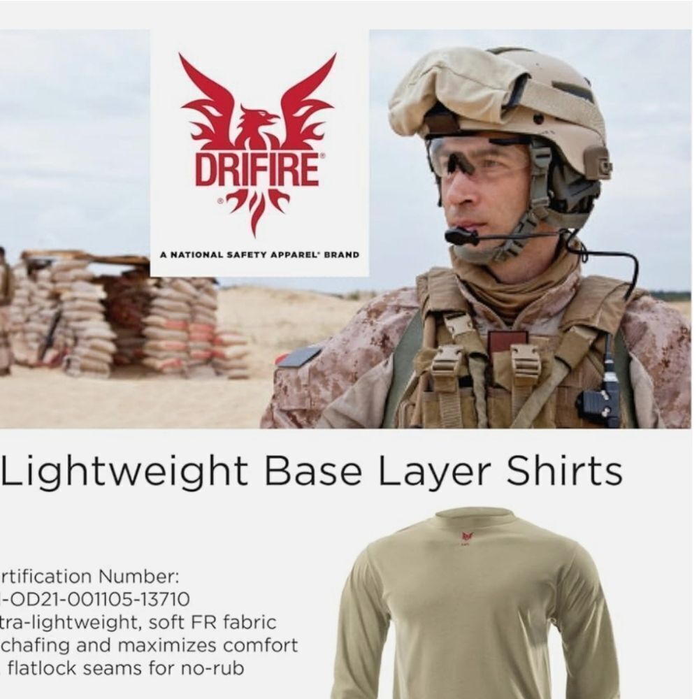 10 DRIFIRE PERFORMANCE WEAR X SMALL FIRE RESISTANT SHIRTS B33